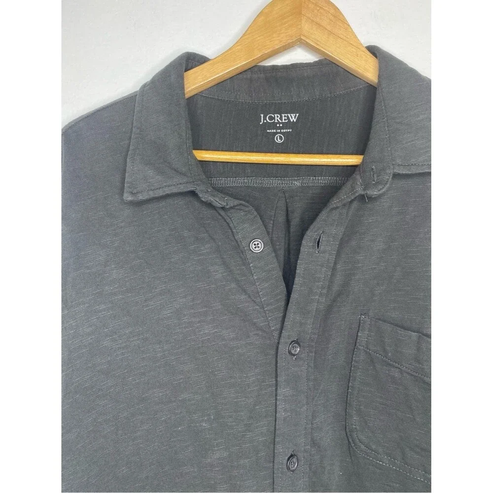 J Crew dark grey Casual Button down Shirt Size L